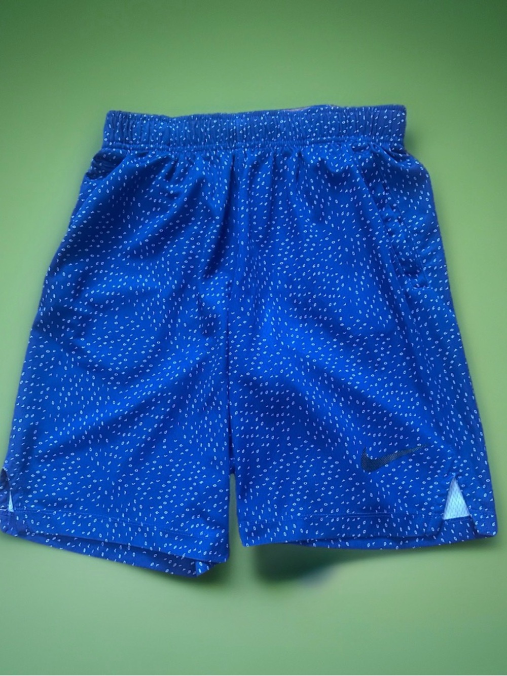 Boys Royal Blue Nike DriFit Shorts Sz L